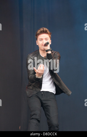 Conor Maynard au Radio1 Un grand week-end Banque D'Images