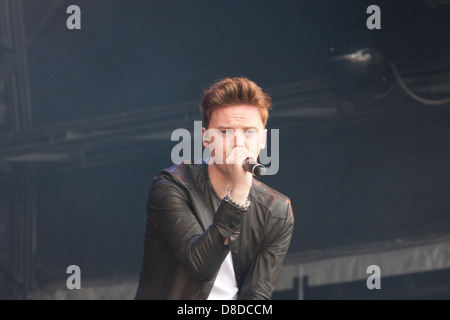 Conor Maynard au Radio1 Un grand week-end Banque D'Images