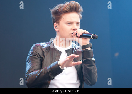 Conor Maynard au Radio1 Un grand week-end Banque D'Images