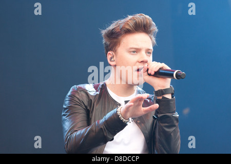 Conor Maynard au Radio1 Un grand week-end Banque D'Images