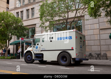 Brink's Armoured Car Banque D'Images
