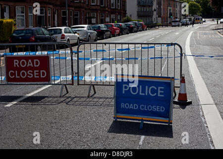 Edinburgh, Royaume-Uni. 26 mai, 2013. Detectives à Édimbourg ont dit qu'ils sont le traitement de la mort d'un homme trouvé dans la zone Willowbrae juste après 01:00. Le dimanche 26 mai 2013 comme un meurtre. Banque D'Images