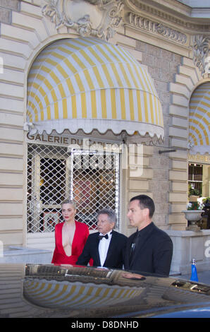 Cannes, France. 25 mai, 2013. Réalisateur Roman Polanski, l'actrice Emmanuelle Seigner hotel Carlton on Mai 25th, 2013 à Cannes, France. Banque D'Images