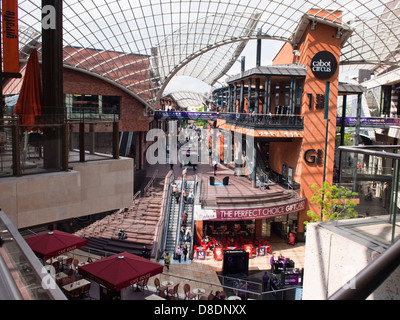 Shopping dans le centre-ville de Bristol Banque D'Images