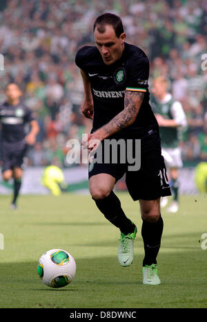 26/05/13, Hampden Park, Glasgow, Ecosse, Celtics Anthony Stokes durant la finale de la Coupe écossais William Hill entre Celtic et Hibs, (c) Colin Lunn | Alamy Live News Banque D'Images