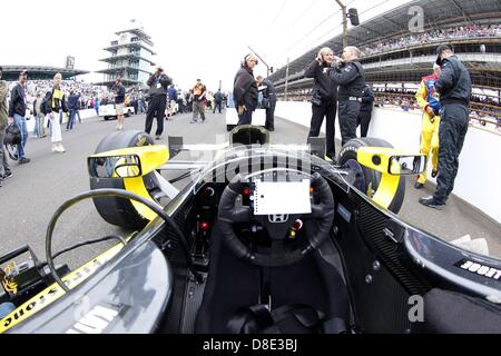 Indianapolis, Indiana, États-Unis, le 26 mai 2013. Ronde 5, Indycar, Indianapolis, Indy 500 , IN, USA, 17-27 mai 2013 (Image credit : Crédit : Ron Bijlsma/ZUMAPRESS.com/Alamy Live News) Banque D'Images