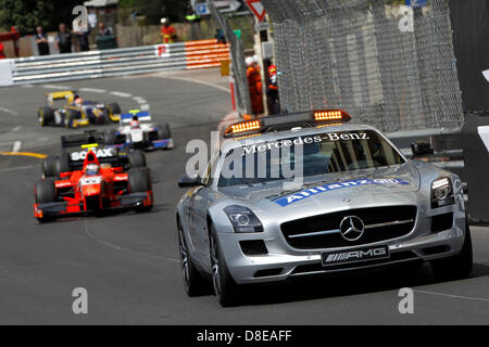 Sport Automobile : GP2 Series 2013, Grand Prix de Monaco, Bernd Maylaender (GER, pilote de la voiture de sécurité), Banque D'Images