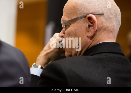 Berlin, Allemagne, Günter Wallraff lors de la présentation du Prix 2013 August-Bebel- Banque D'Images