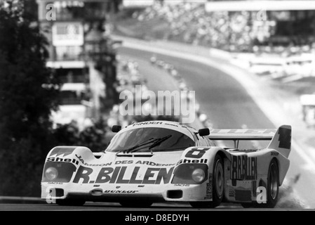 1000 KM Spa 1985 Belgique Porsche 962 C Derek Bell (GB)/Hans-Joachim coincé (D) Banque D'Images