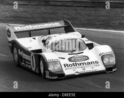 1000 KM Monza ; 1985 ; Italie ; Porsche 962 ; Jochen Mass (D)/Jacky Ickx (B) Banque D'Images