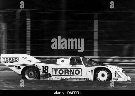 1000 KM Monza ; 1985 ; Italie ; Porsche 956;Thierry Boutsen (B)/Stephan Bellof (D) Banque D'Images