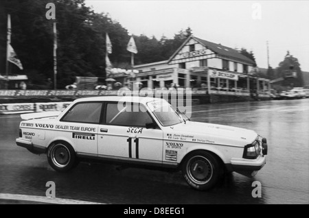 24 Heures de Spa 1985, Belgique, 24 heures de Spa 1985, Belgique, Volvo 240,Rossi / Dieudonné / Theys Banque D'Images