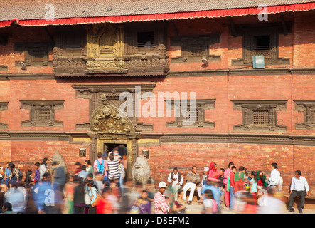 Musée de Patan, Durbar Square, Patan (Site du patrimoine mondial de l'UNESCO), Katmandou, Népal Banque D'Images