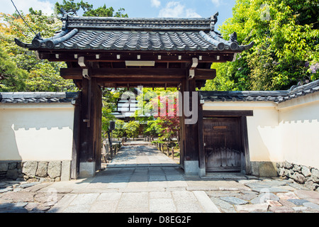 Shyogonji dans la grande entrée du temple Temple Tenryū-ji complexe dans la zone Arashiyama, Kyoto au Japon Banque D'Images