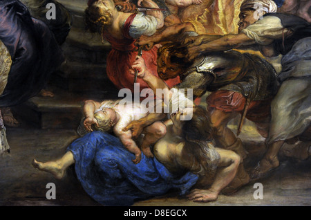 Peter Paul Rubens (1577-1640). L'allemand peintre baroque flamand. Massacre des Innocents, 1635-40. Détail. Banque D'Images