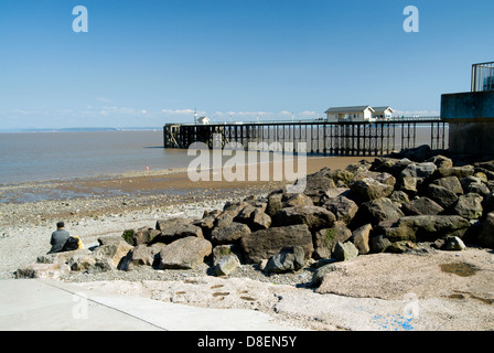 Penarth Pier, Penarth près de Cardiff, Vale of Glamorgan, Pays de Galles, Royaume-Uni. Banque D'Images