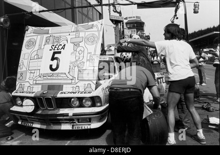 24 Heures de Spa 1985, Belgique, BMW 635 CSi, Roberto Ravaglia (I)/Gerhard Berger (A)/Marc Surer (CH) Banque D'Images