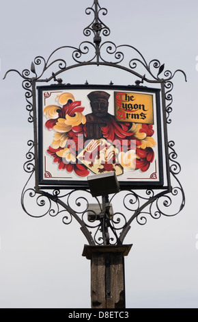 Lygon Arms Worcestershire Broadway signe England UK Banque D'Images