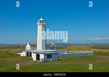 Phare, South Walney, Furness Cumbria, Angleterre, Royaume-Uni Banque D'Images