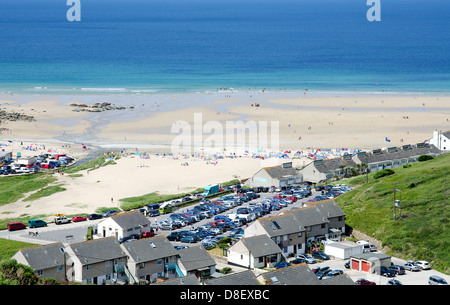 Porthtowan à Cornwall, uk Banque D'Images