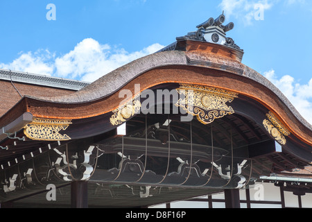 Garage pavillon (Shinmikurumayose). Le Palais Impérial de Kyoto, Japon Banque D'Images