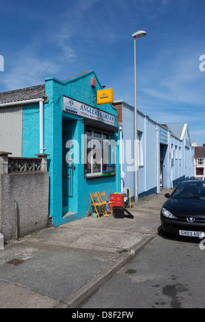 Le coin du pêcheur à la pêche et bait shop dans la région de Milford Haven, Pembrokeshire. Banque D'Images