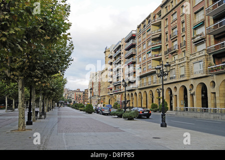 Paseo del Espolon Banque D'Images