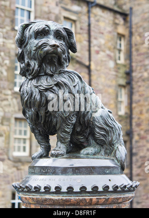 Monument de Grayfriars Bobby à l'angle de Candlemakers Row et King George IV Bridge Edinburgh Scotland UK GB Europe Banque D'Images