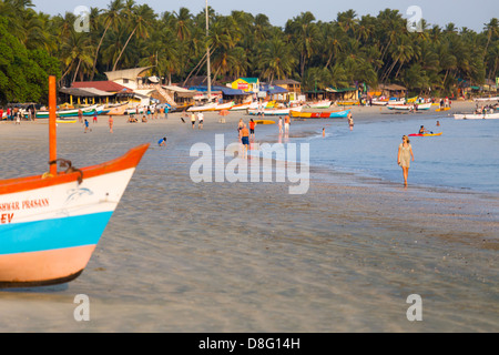 Plage de Palolem, Goa, Inde Banque D'Images