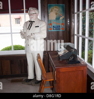 Le Colonel Harland Sanders Cafe and Museum de Corbin Kentucky Banque D'Images