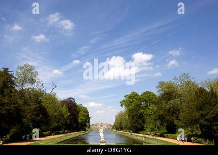 L'eau Long, arracher Park, Bedfordshire, Royaume-Uni Banque D'Images