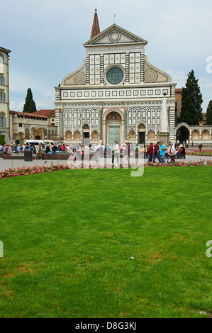 Église de Santa Maria Novella, Florence, UNESCO World Heritage Site, Toscane, Italie, Europe Banque D'Images