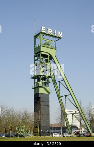 Châtelet de l'ancienne mine d'Erin Banque D'Images