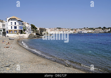 La plage Playa del Portal Banque D'Images