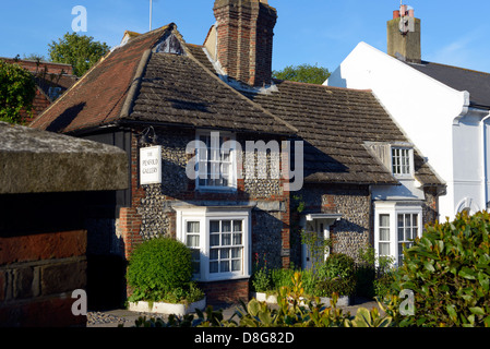 La galerie Penfold et Guest House, High Street, Worthing, West Sussex, UK Banque D'Images