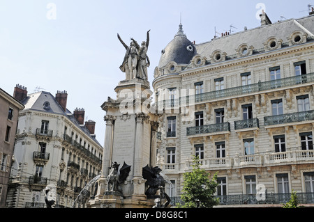 Place Notre Dame square Banque D'Images