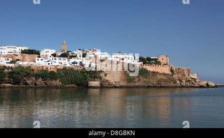 La vieille ville de Rabat, Maroc Banque D'Images