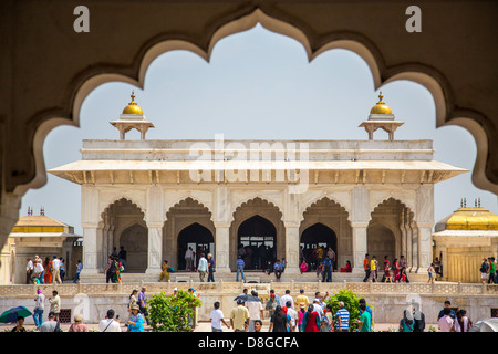 Khas Mahal, Fort d'Agra, Agra, Inde Banque D'Images