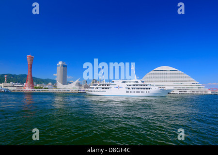 Port de Kobe port Tower et Banque D'Images