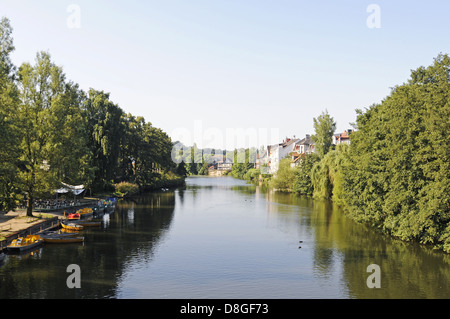 La rivière Lahn Banque D'Images