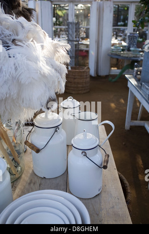 Petersham Nurseries, une pépinière, salon de thé et café à Richmond, Surrey, Angleterre, Royaume-Uni. Banque D'Images