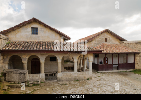 Chufut Kale, forteresse historique, Bakhtchyssaraï, Crimea, Ukraine Banque D'Images