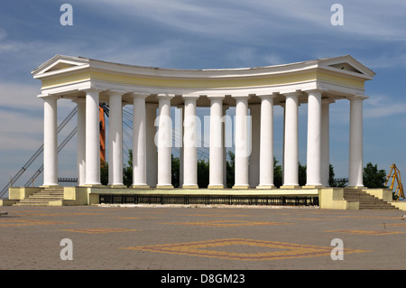 Colonnade du palais de Vorontsov, Odessa, Ukraine Banque D'Images