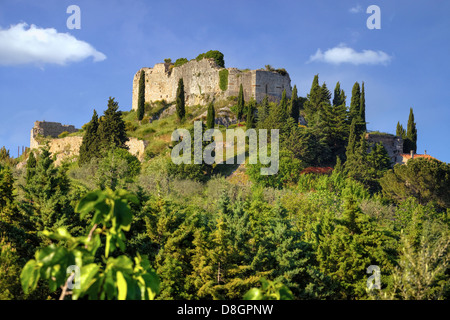 Castiglione d'Orcia, Rocca d'Orcia, Sienne, Toscane, Italie Banque D'Images