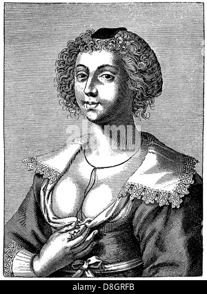 Le costume des femmes, 17e siècle, l'Allemagne, de l'Europe Banque D'Images