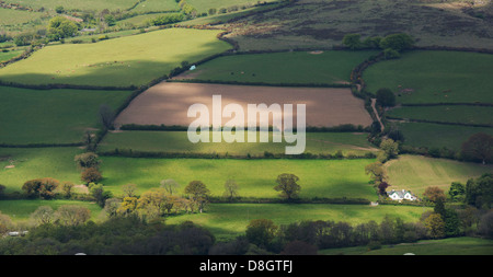 Widecombe dans la lande. Widecombe Valley. Dartmoor National Park, Devon, Angleterre Banque D'Images