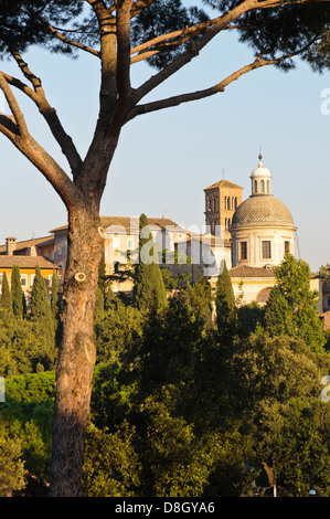 Basilique des Saints Jean et Paul, Rome, Italie Banque D'Images