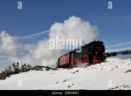 Les chemins de fer dans le Harz Banque D'Images