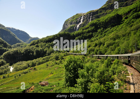 Flam Railway en Norvège Banque D'Images