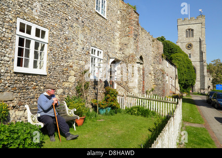 La cité de l'Eglise Angleterre Charing Kent UK GO Banque D'Images